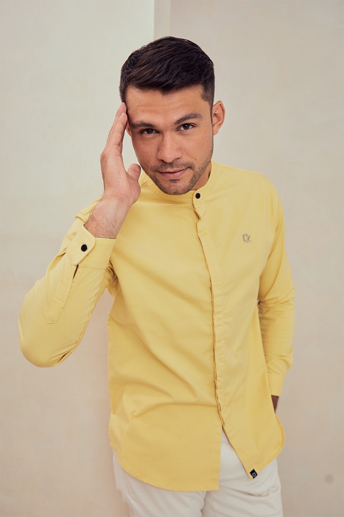 Maleque Shirt - Mustard Yellow